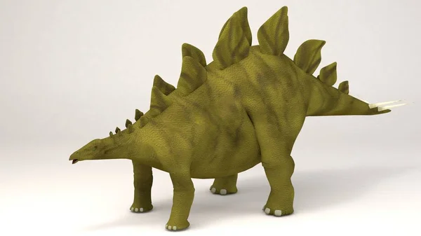 3D dator rendering av Titanosaurus - dinosaurie Stockbild