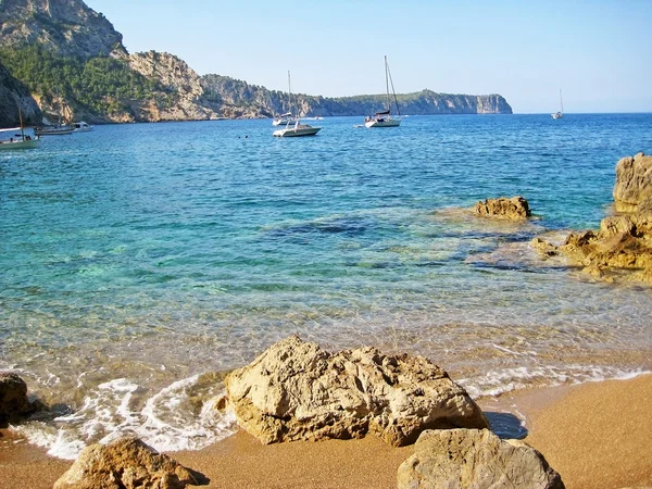 Beach Coll Baix, famous bay in the north of Majorca — Stock fotografie