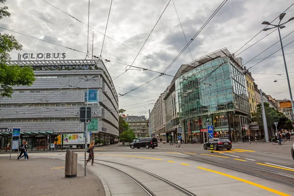 Cidade interior de Zurique, Suíça — Fotografia de Stock