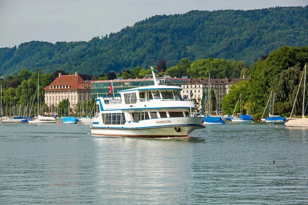Výletní loď, Lake Zurich, Švýcarsko — Stock fotografie