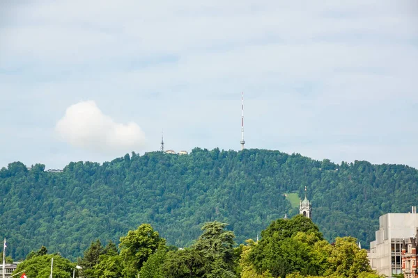 ユトリベルク、チューリッヒ - 裏庭の山 — ストック写真