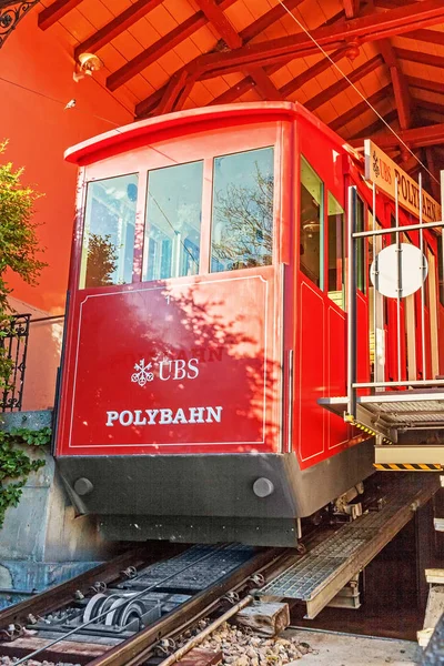 Zurich cable car, summit station — Stock Photo, Image