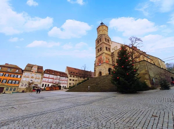 Schwaebisch Hall Germany January 2020 Church Sankt Michael Schwaebisch Hall — Stock Photo, Image