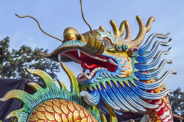 Festival buddista nel tempio cinese di Trang, Thailandia — Foto Stock