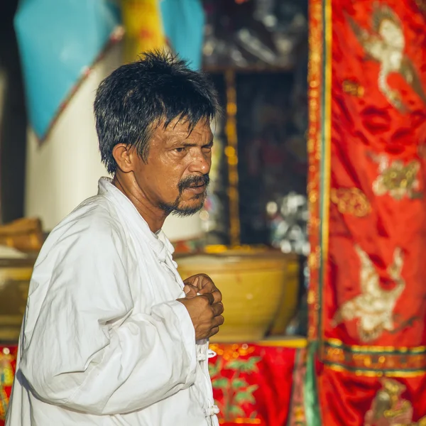 Festival budista no templo chinês em Trang, Tailândia — Fotografia de Stock