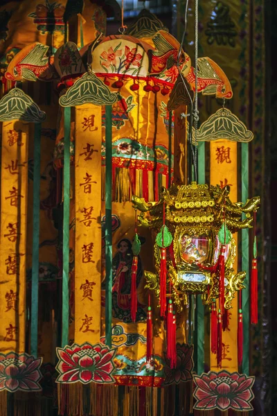 Буддийский фестиваль в китайском храме в Чанге, Таиланд — стоковое фото