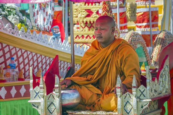 Buddyjski Festiwal w Trang, Thailand — Zdjęcie stockowe