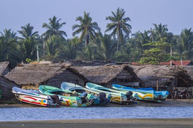 Geleneksel balıkçı köyü Kalpitiya, Sri Lanka
