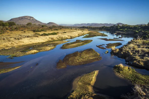 Crocodile River v Národním parku Kruger, Jihoafrická republika — Stock fotografie