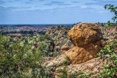 Boulder sahne Mapungubwe National park, Güney Afrika