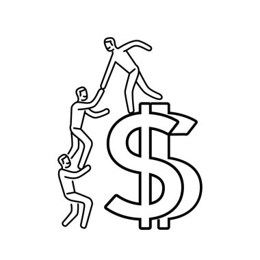 takım yardım işbirliği iş simgesi 