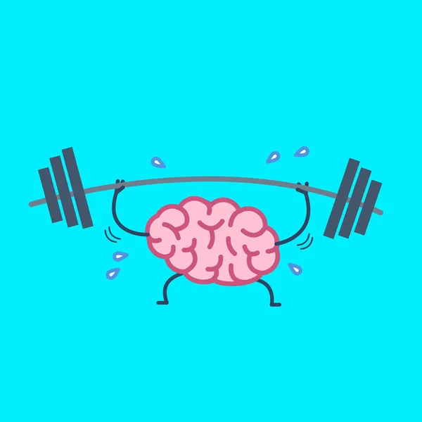 Design of Brain workout — Stock Vector