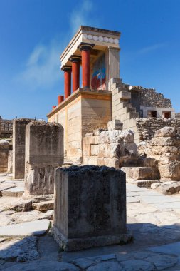 Minoan uygarlığı Knossos Sarayı 