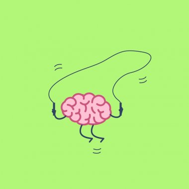 Beyin üzerinde atlama ip atlama