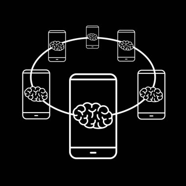  akıllı telefonlar ile bağlı beyin ağ