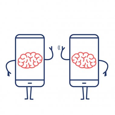 Akıllı telefonlar içinde iki beyin