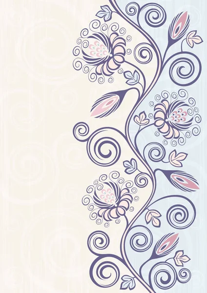 Bakgrund med blommor Royaltyfria illustrationer