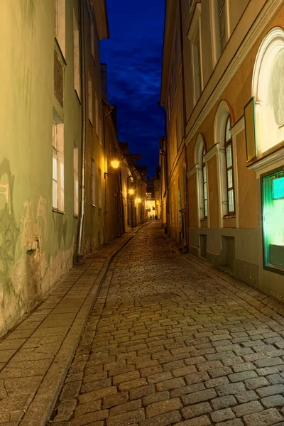 On deserted streets of Tallinn. — Stock Photo, Image