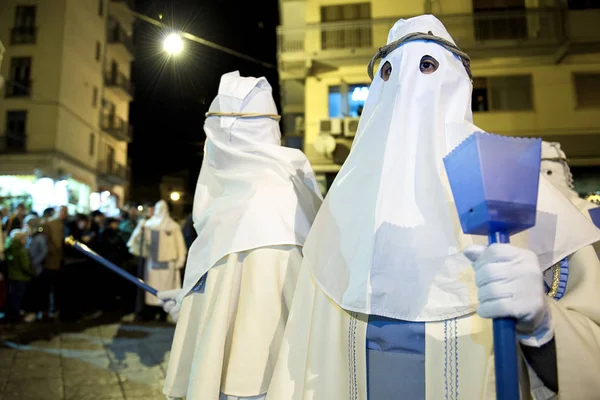 Enna Sicilië Italië Maart 2016 Religieuze Parade Stad Enna Sicilië — Stockfoto