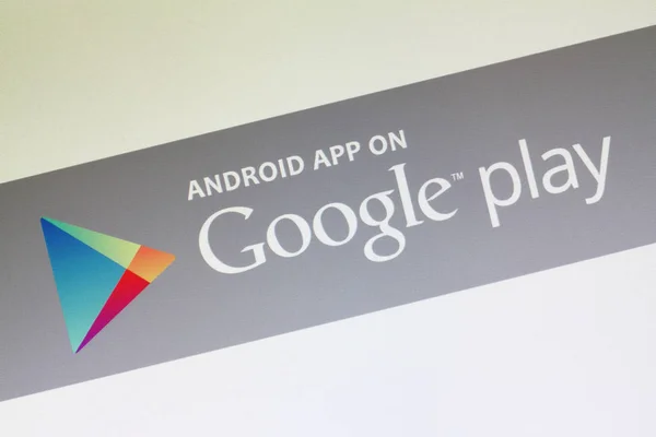 Google Play store — Stock Photo, Image