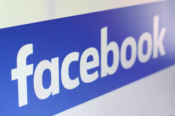 Facebook heeft haar logo veranderd — Stockfoto