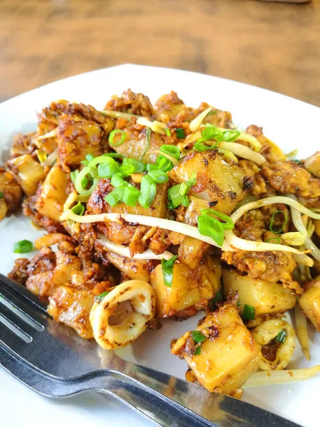 Fried Rice Cake — Stock Photo, Image