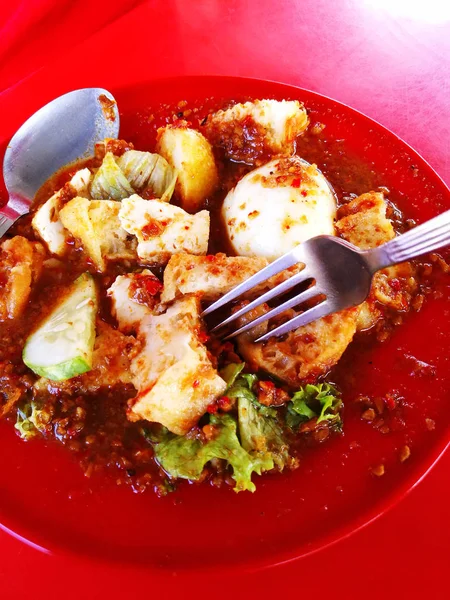 A delicious rojak in the plate — Stock Photo, Image