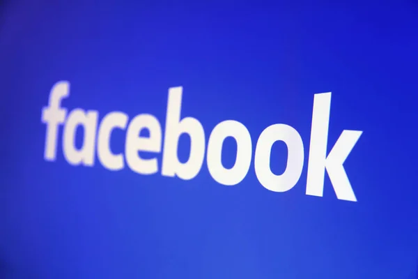 Facebook hat sein Logo geändert — Stockfoto