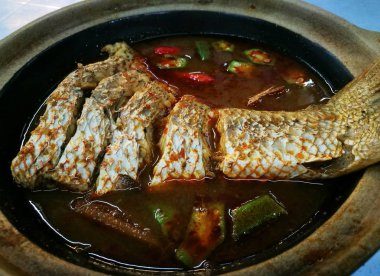 Lezzetli asam pedas balık