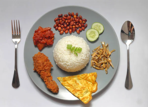 Nasi lemak Tradisional — Stok Foto