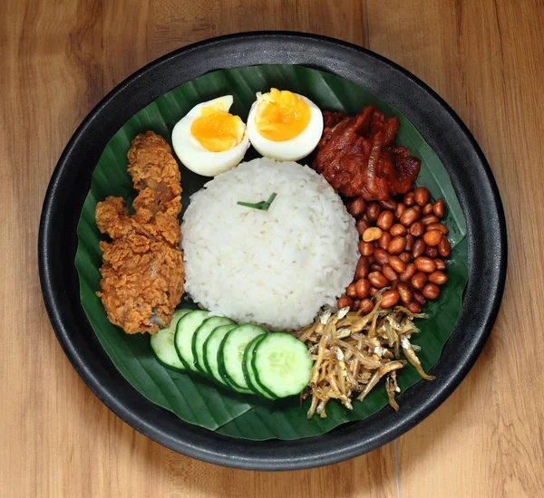 Malaysia food nasi lemak — Stock Photo, Image