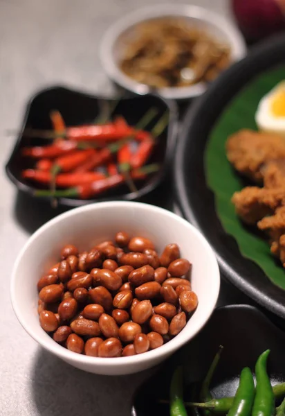 Nasi lemak ingredienti — Foto Stock