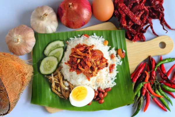 Malaysia food nasi lemak