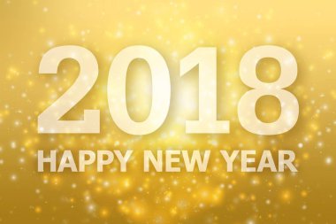 Soyut altın glitter 2018 yeni yıl arka plan
