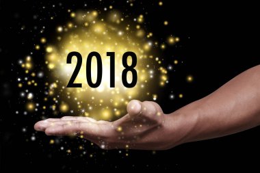 El gösteren yeni yıl 2018.