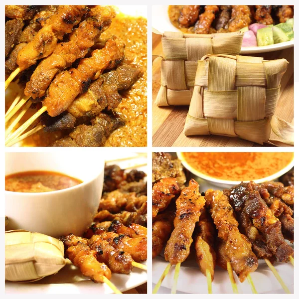말레이시아 치킨 satay — Stock Fotó