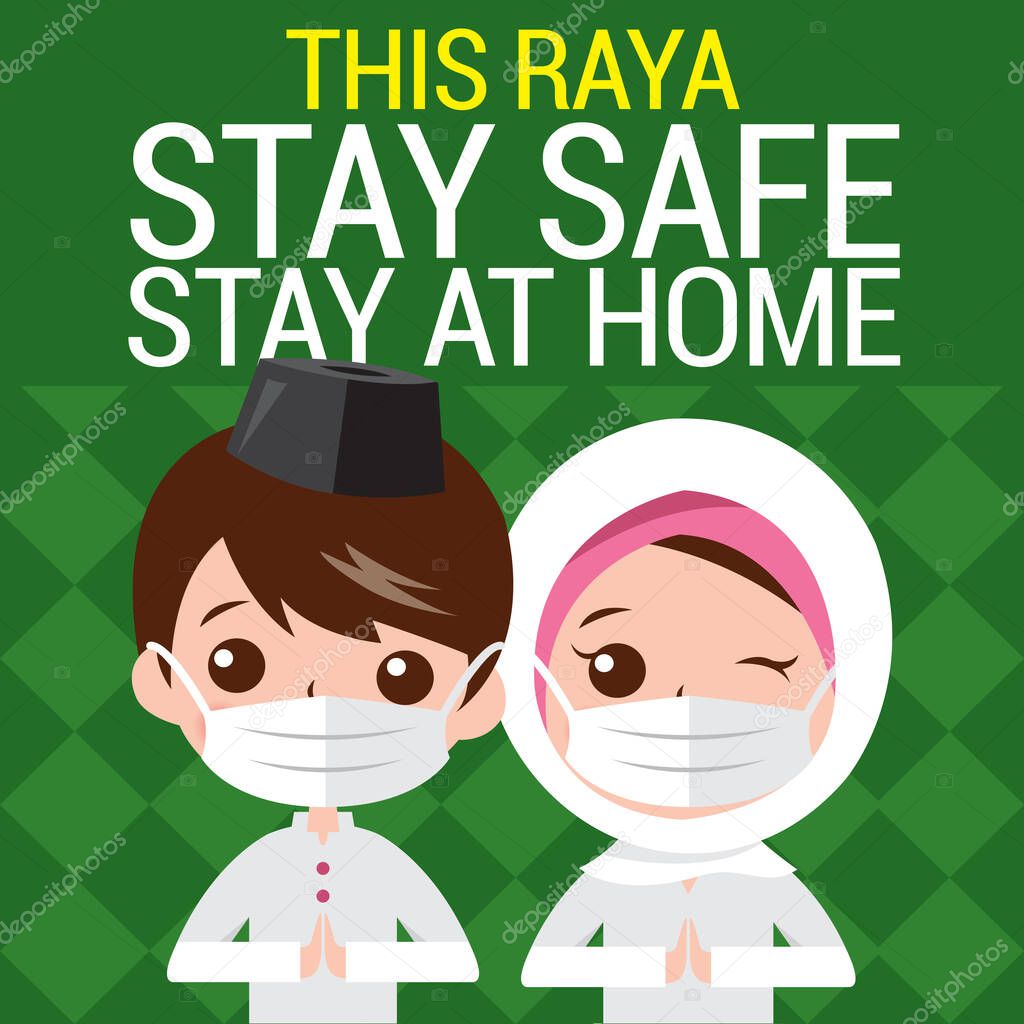 ✓ Selamat Hari Raya aidilfitri and please stay at home. Muslims 