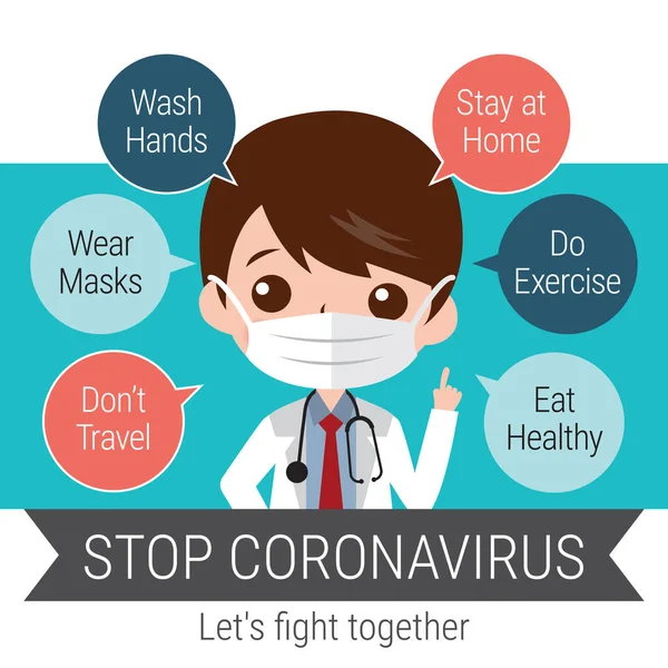 Penyakit Coronavirus Adalah Penyakit Menular Yang Disebabkan Oleh Virus Koronavirus - Stok Vektor