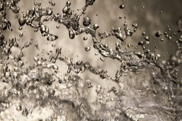 Gotas Agua Primer Plano Cristal Marco Congelante Lluvia Tormenta — Foto de Stock