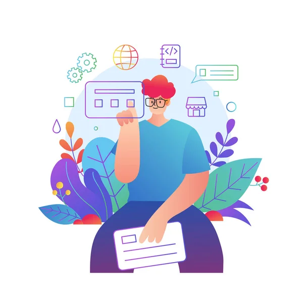 Adam akıllı telefon kullanıyor, cep telefonu kullanıyor.