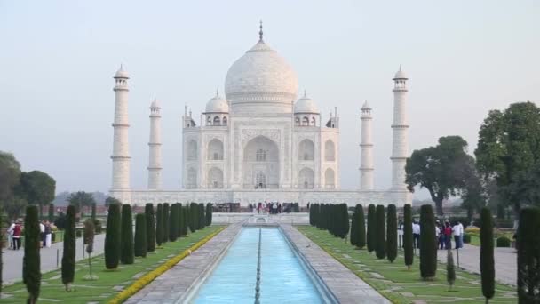 Taj Mahal Indii — Stock video