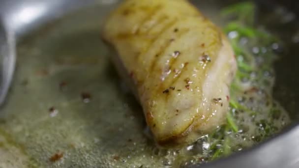 Bife Para Cozinhar Carne Macia Para Assar — Vídeo de Stock