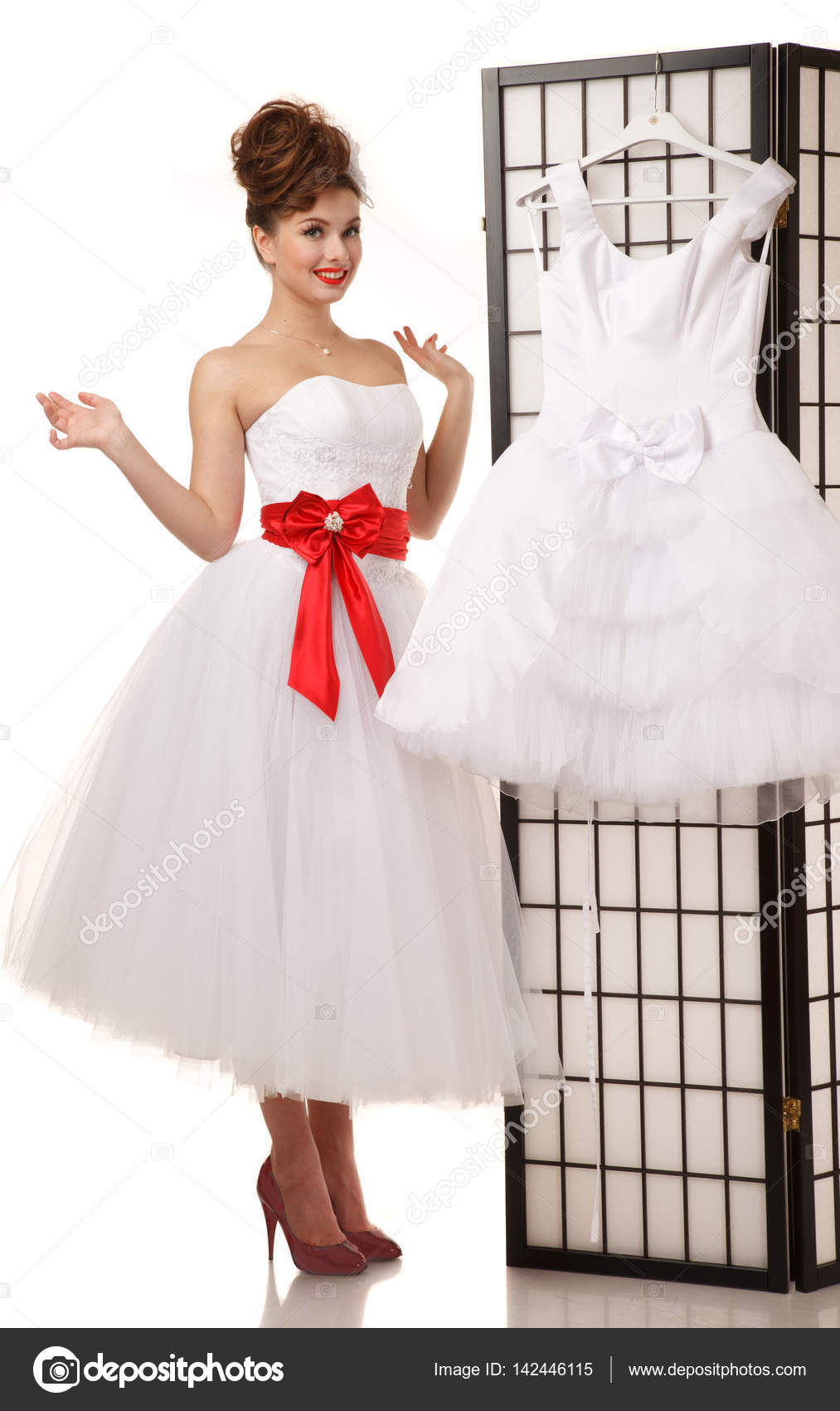 Beautiful Pin Up Bride Stock Photo C Furmananna 142446115