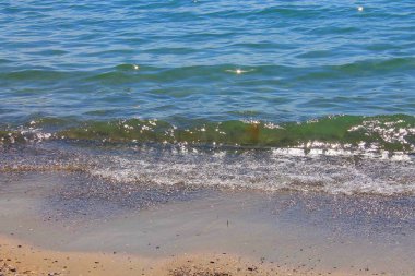 Dalga deniz ve deniz köpüğü