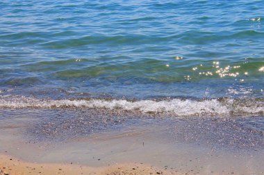 Dalga deniz ve deniz köpüğü