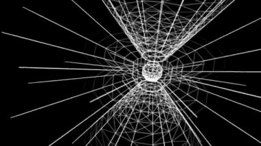  Hayali üçgen soyut teknoloji ve mühendislik