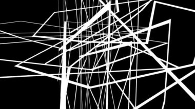  Soyut hareketli grafik criss siyah zemin üzerine beyaz çizgiler çapraz