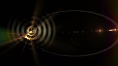 Mercek parlaması ile 4 k soyut hareketli arka plan