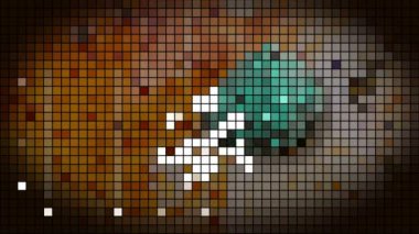  Mozaik ile karanlık GRID-arka plan Videosu