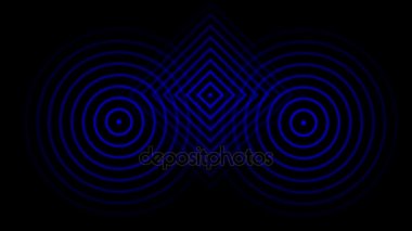 3 daire veya radyo merkezinden yayılan out dalgalar